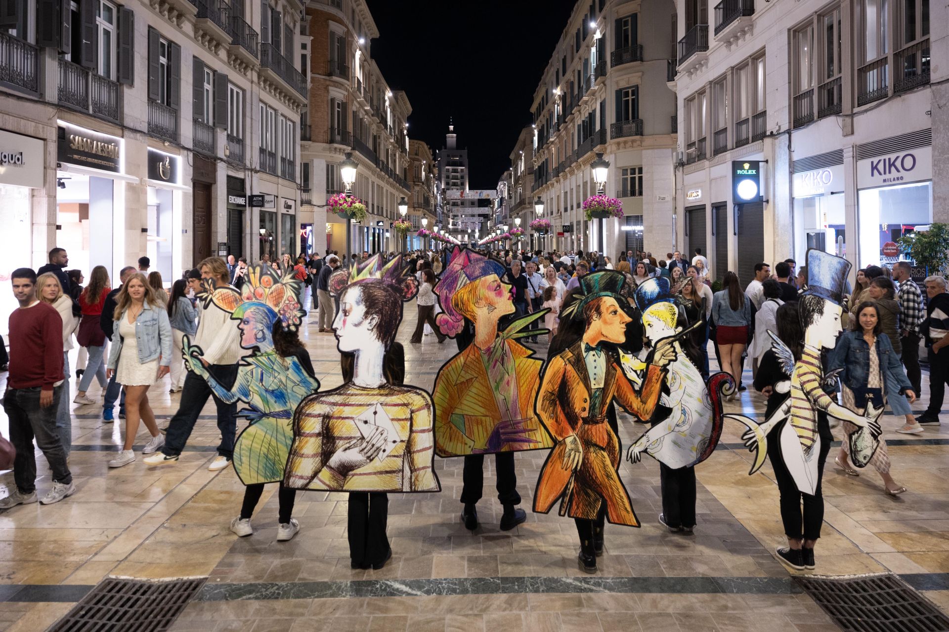 Malaga&#039;s Noche en Blanco 2025, in photos