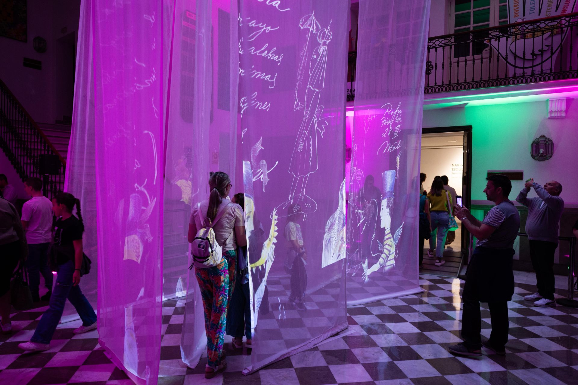Malaga&#039;s Noche en Blanco 2025, in photos