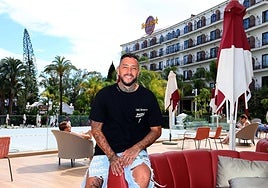 Antonio C. Rodríguez, at the Hard Rock Hotel in Marbella.