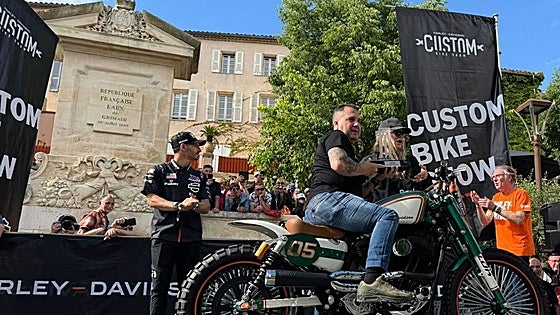 Costa del Sol motorcycle customiser is runner-up in European championship with his latest Harley-Davidson