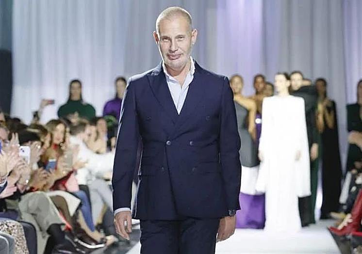 Rafael Urquizar during one of his last fashion shows in Madrid.