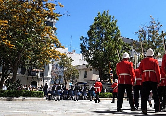 One of the parades that took place during the week.