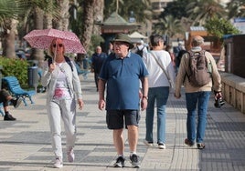 Weather change: up to ten degrees drop in temperatures and possible rain in Malaga