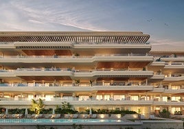 Virtual image of the Kosmos façade.