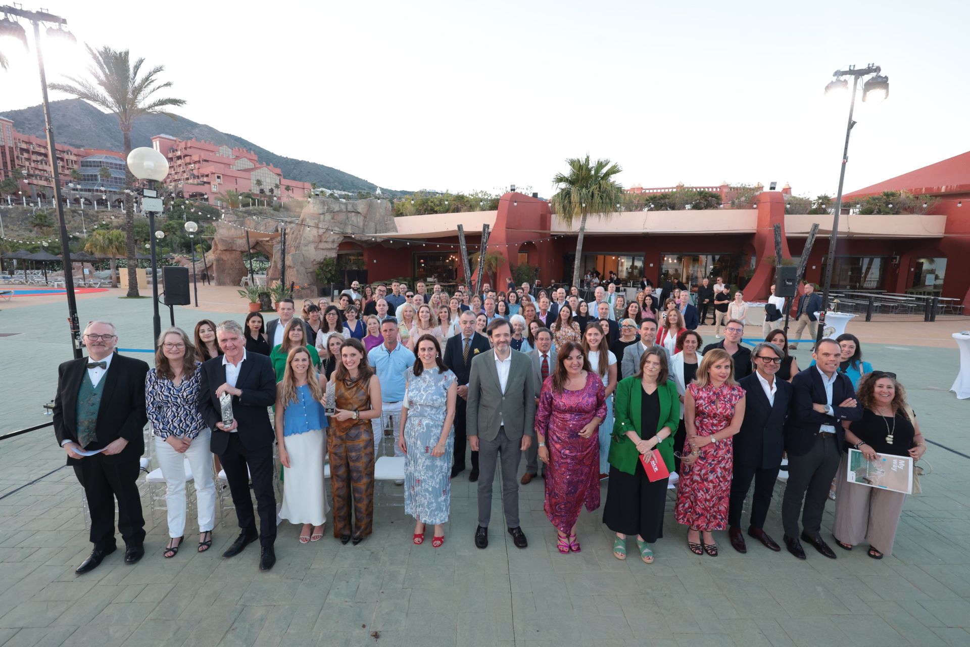 Some of the those who attended the awards ceremony.