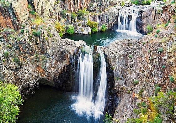 Aljibe waterfalls, Guadalajara.