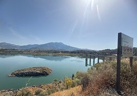 La Viñuela reservoir, stored 82.69 million cubic metres on Monday, at 50.31% of its capacity.
