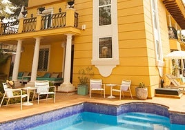 Swimming pool at one of the chain's two hotels in Malaga.
