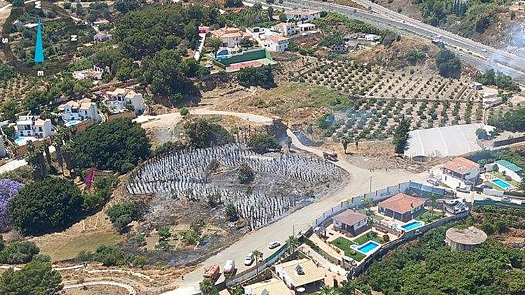 Wildfire on Costa del Sol quickly brought under control