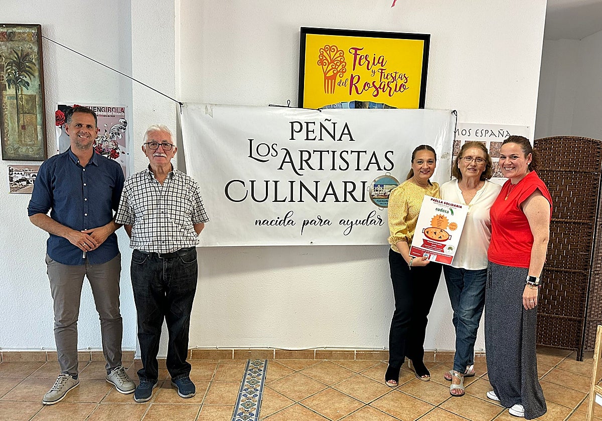 The town hall announces the charity lunch.