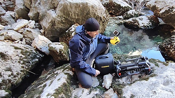 The Malaga man who has discovered the deepest aquatic cave in the whole of Spain
