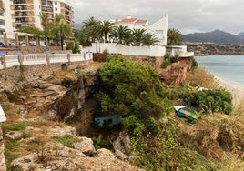 Archive image of the area where the 43-year-old Nerja resident fell last Thursday afternoon.