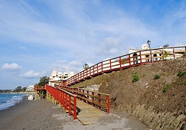 The part of Playa Bella where the work is to be carried out.