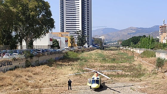 A 13-month-old baby is in critical condition after nearly drowning while being bathed at home in inland Malaga town