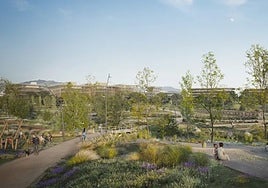 Recreation of the business park project planned for the Buenavista area.