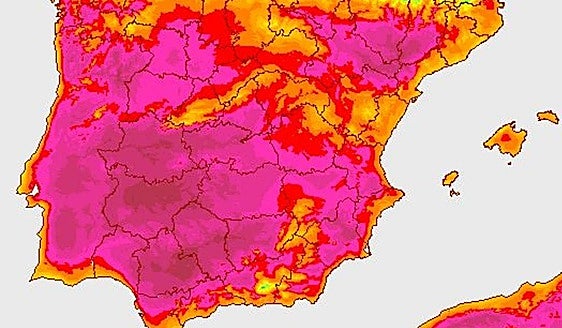 Aemet puts Spain on alert for episodes of extreme heat and storms