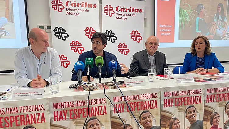 One in four people assisted by Cáritas in Malaga province is employed