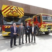 The inauguration of the new fire station.