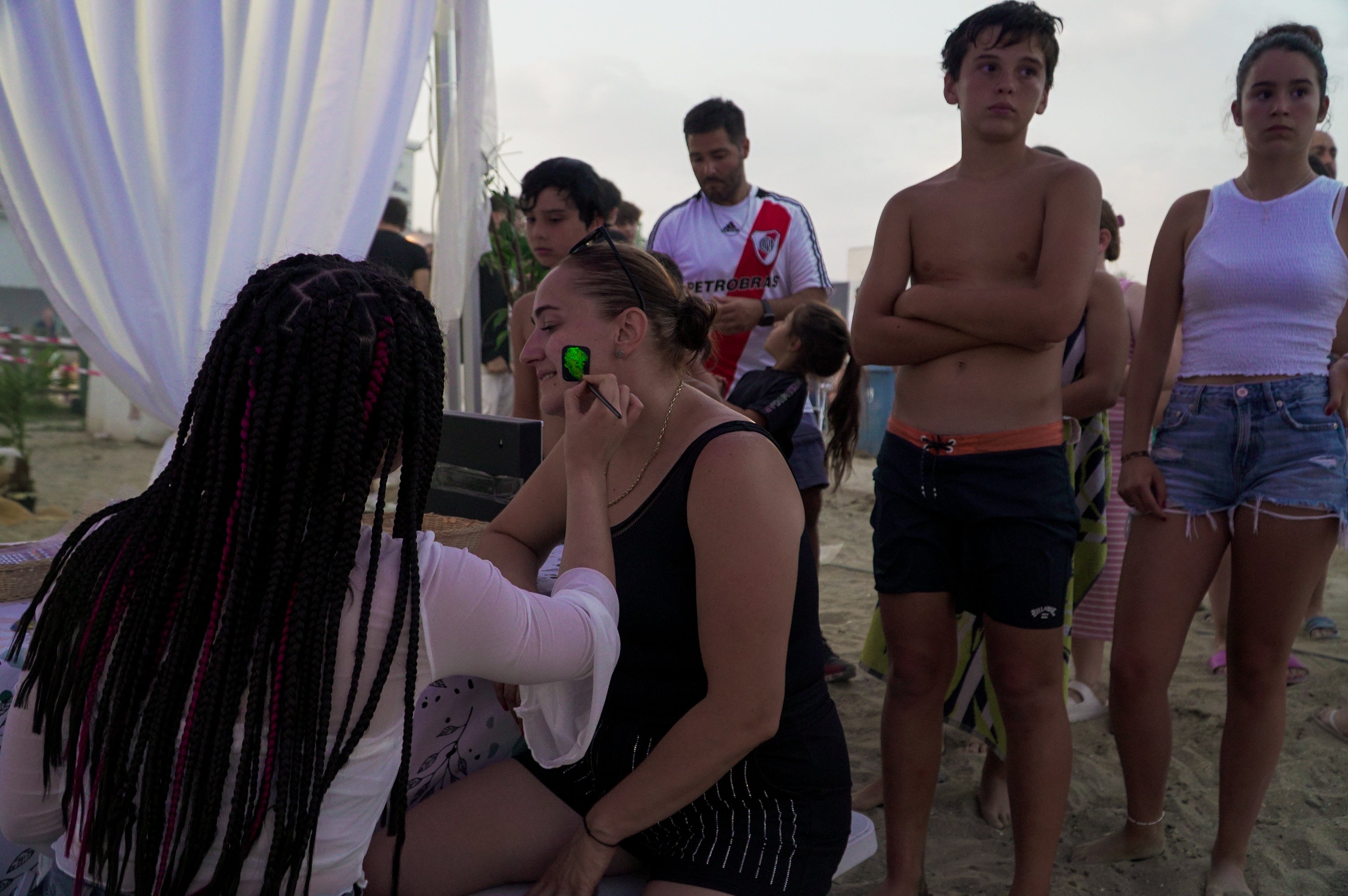 San Juan, a night on the beach - in pictures