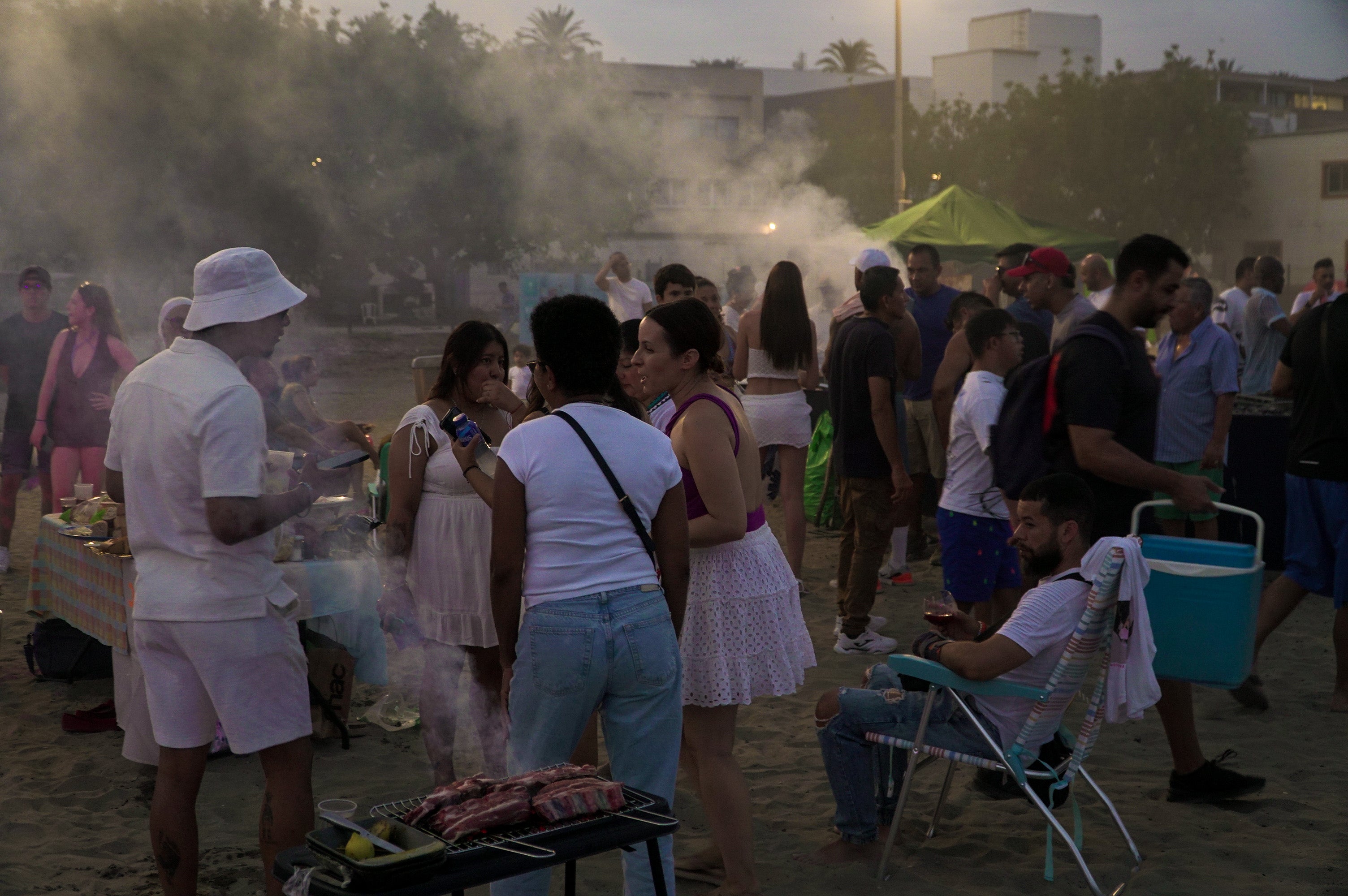 San Juan, a night on the beach - in pictures