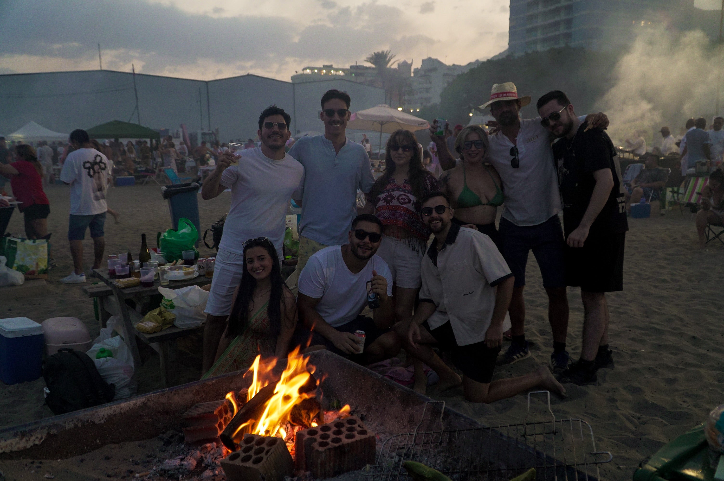 San Juan, a night on the beach - in pictures