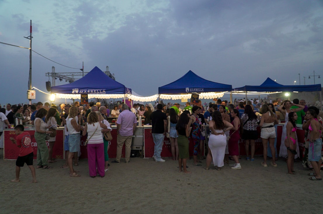 San Juan, a night on the beach - in pictures