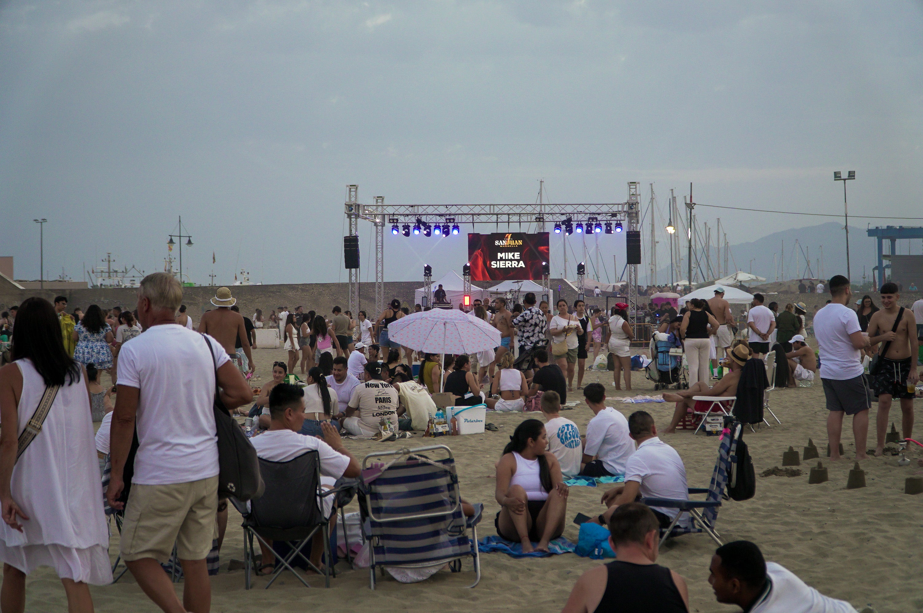 San Juan, a night on the beach - in pictures