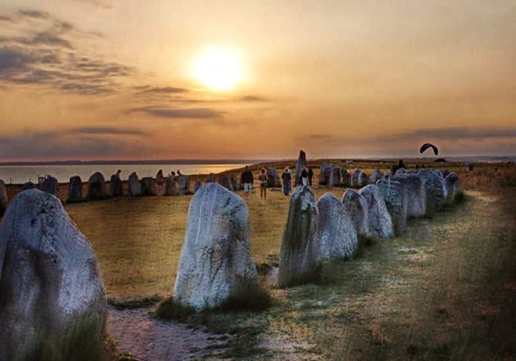 Sunset at Ale's Stones.