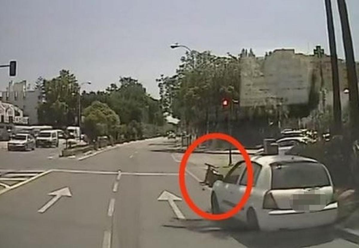 Photo of the pram run over in Marbella.
