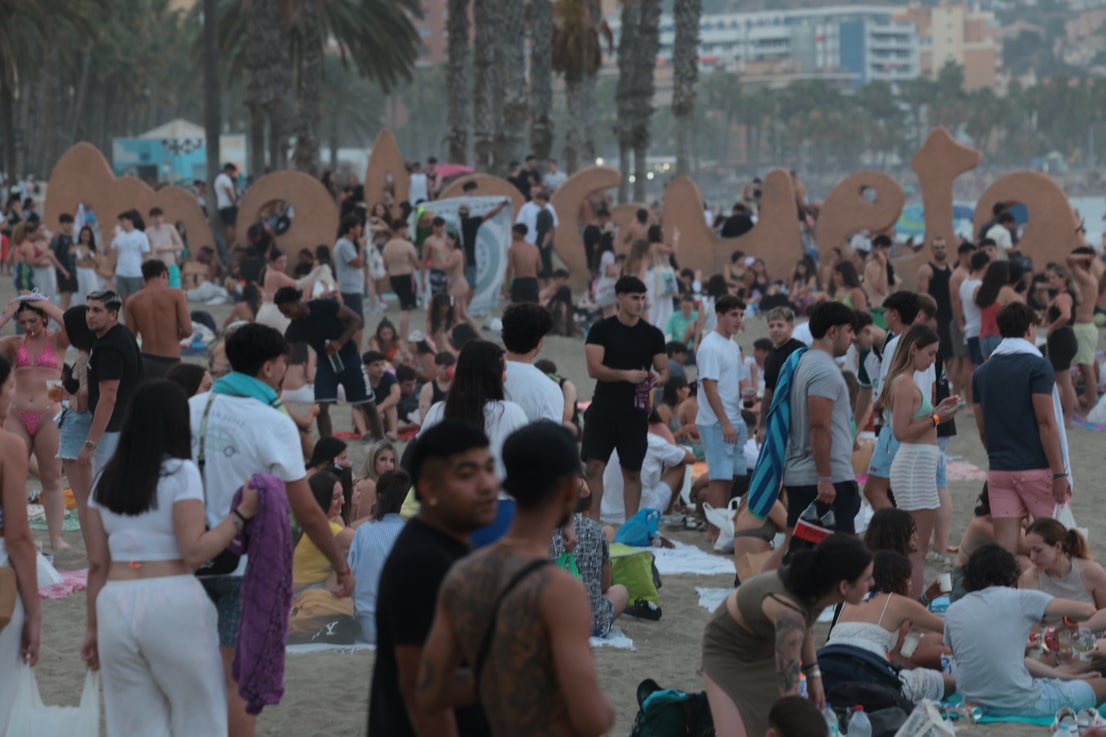 San Juan, a night on the beach - in pictures