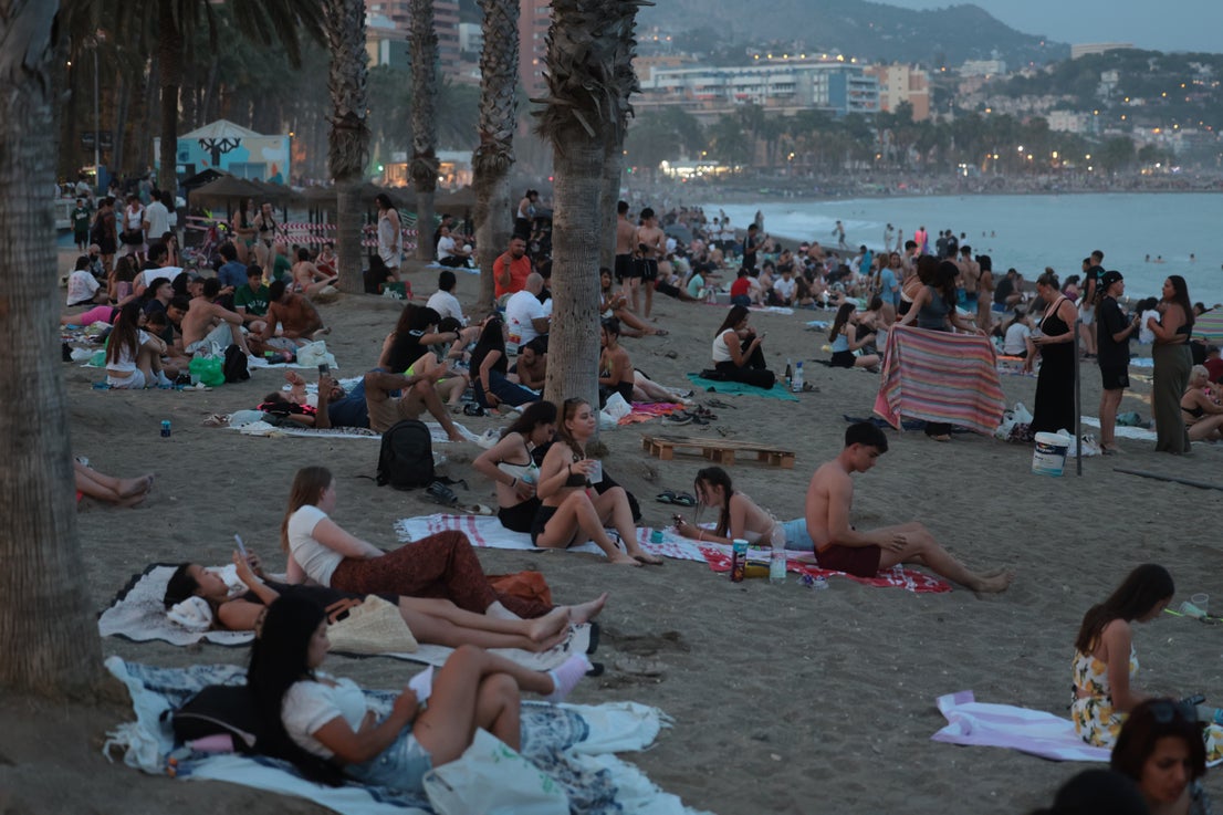 San Juan, a night on the beach - in pictures