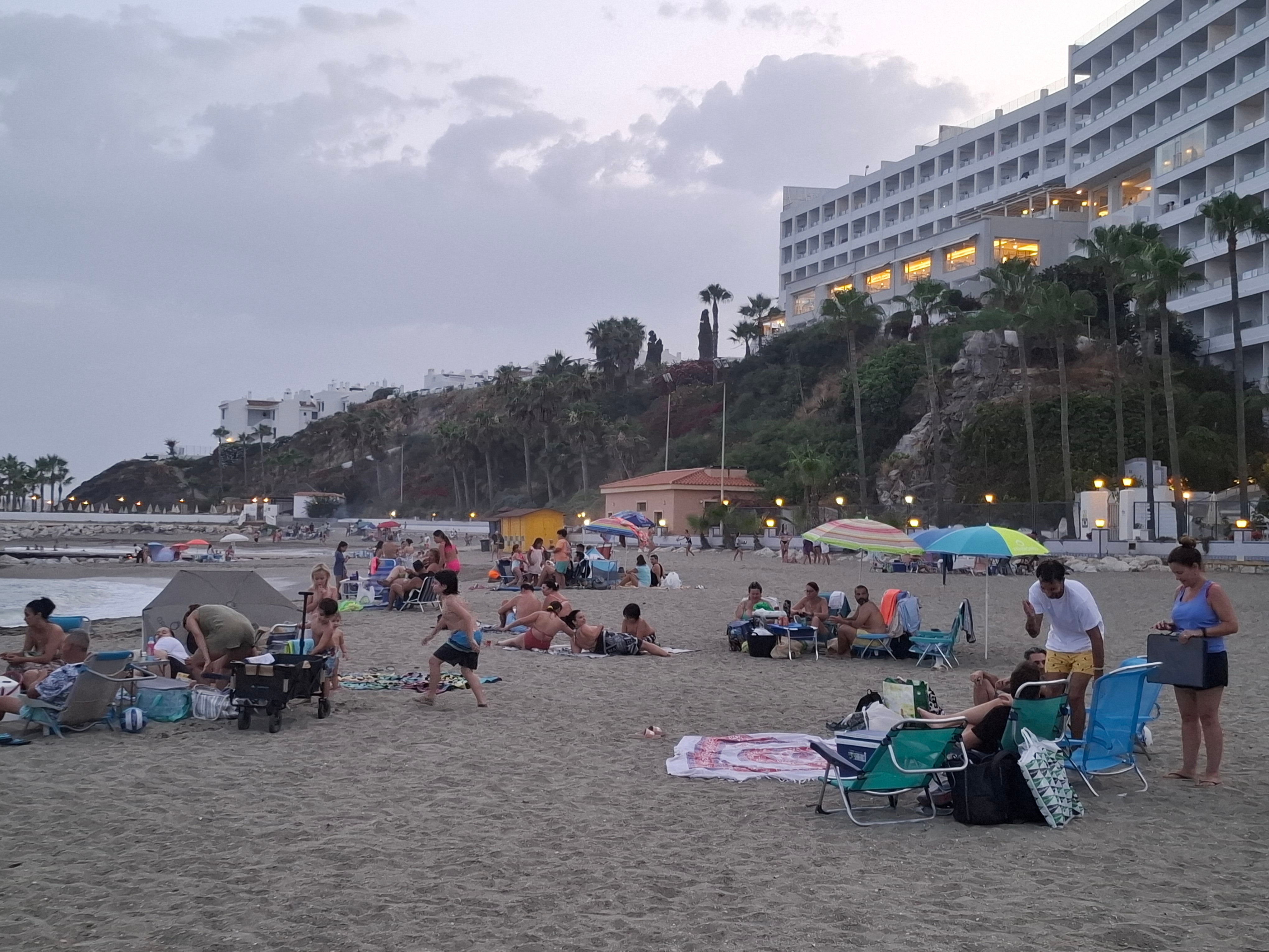 San Juan, a night on the beach - in pictures