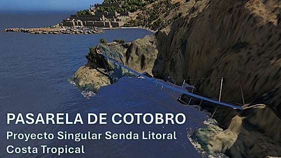 This is what Granada province's Costa Tropical footbridge will look like