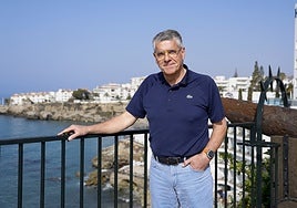 The councillor, on the Balcón de Europa, before his interview with this newspaper.