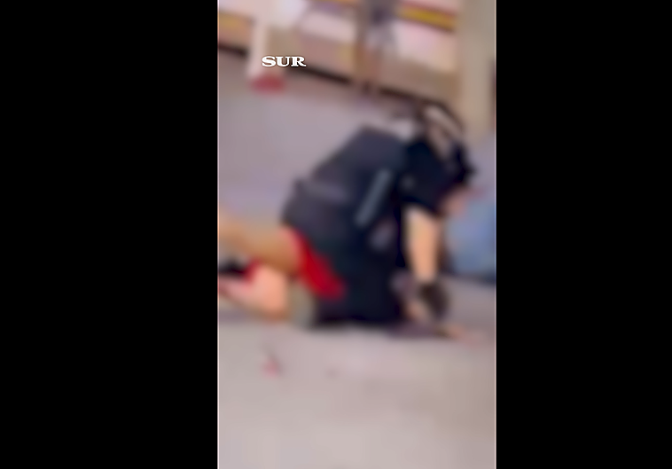 Video: Three police officers injured during pitched battle over drink prices in Benalmádena