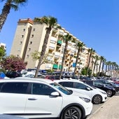 Image of the blue zone in Avenida del Faro in Torrox.