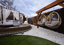 Bubble room at the Cazorla Estelar hotel.
