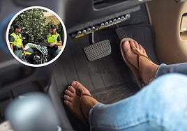 Guardia Civil clarifies once and for all whether driving in flip-flops is permitted or banned in Spain