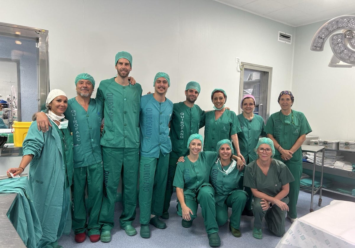 Malaga hospital performs two pioneering knee cartilage transplants from deceased donors in one month