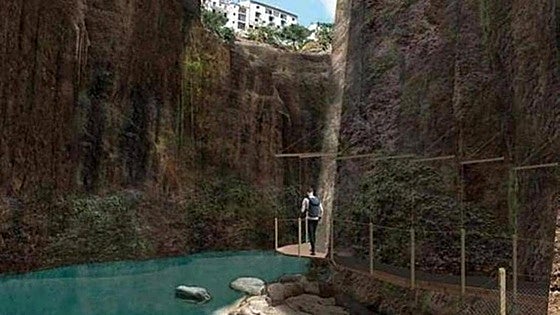 When will the final phase of Ronda's suspended walkway at foot of the famous gorge open?