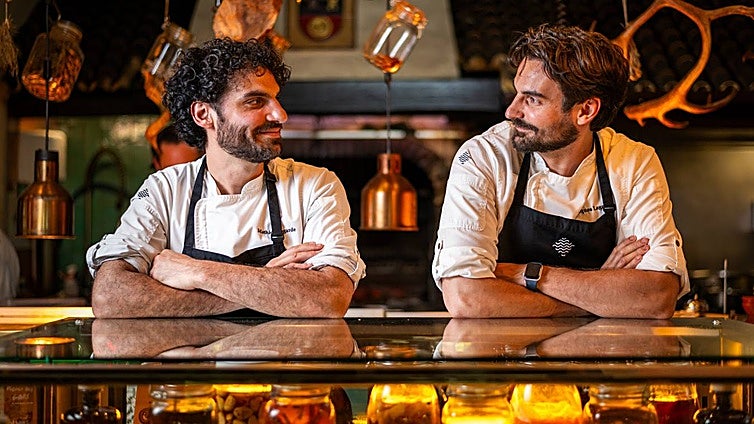 The French 'Top Chefs' cooking near a hidden waterfall in Marbella