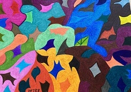 One of the paintings from the new exhibition in Torremolinos.