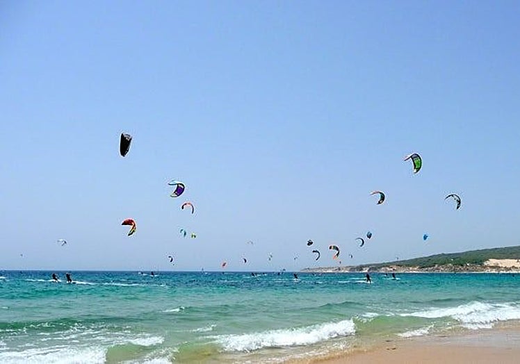 Tarifa is a worldwide mecca for water sports such as windsurfing and kitesurfing.