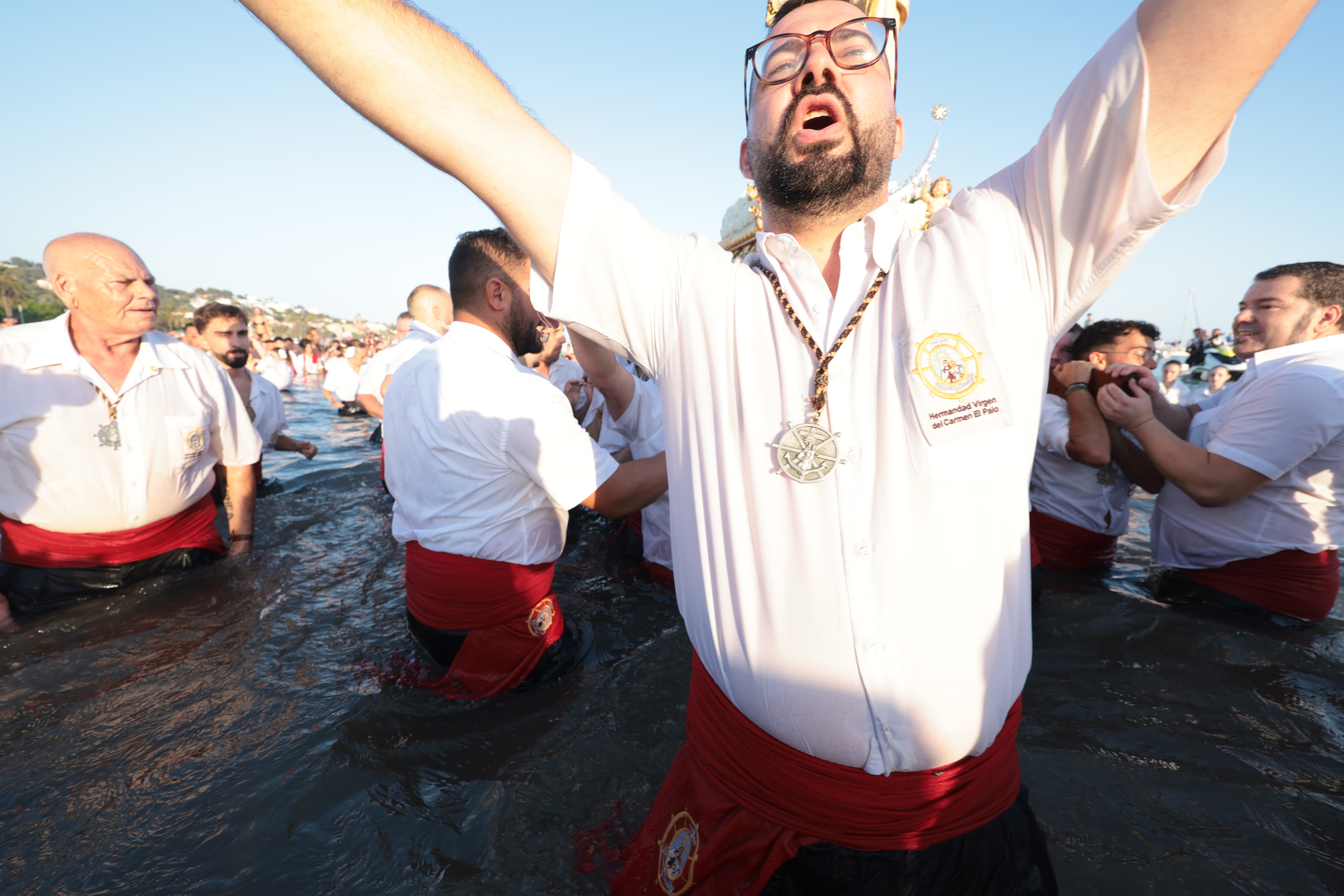 Procesión de la Virgen del Carmen en El Palo