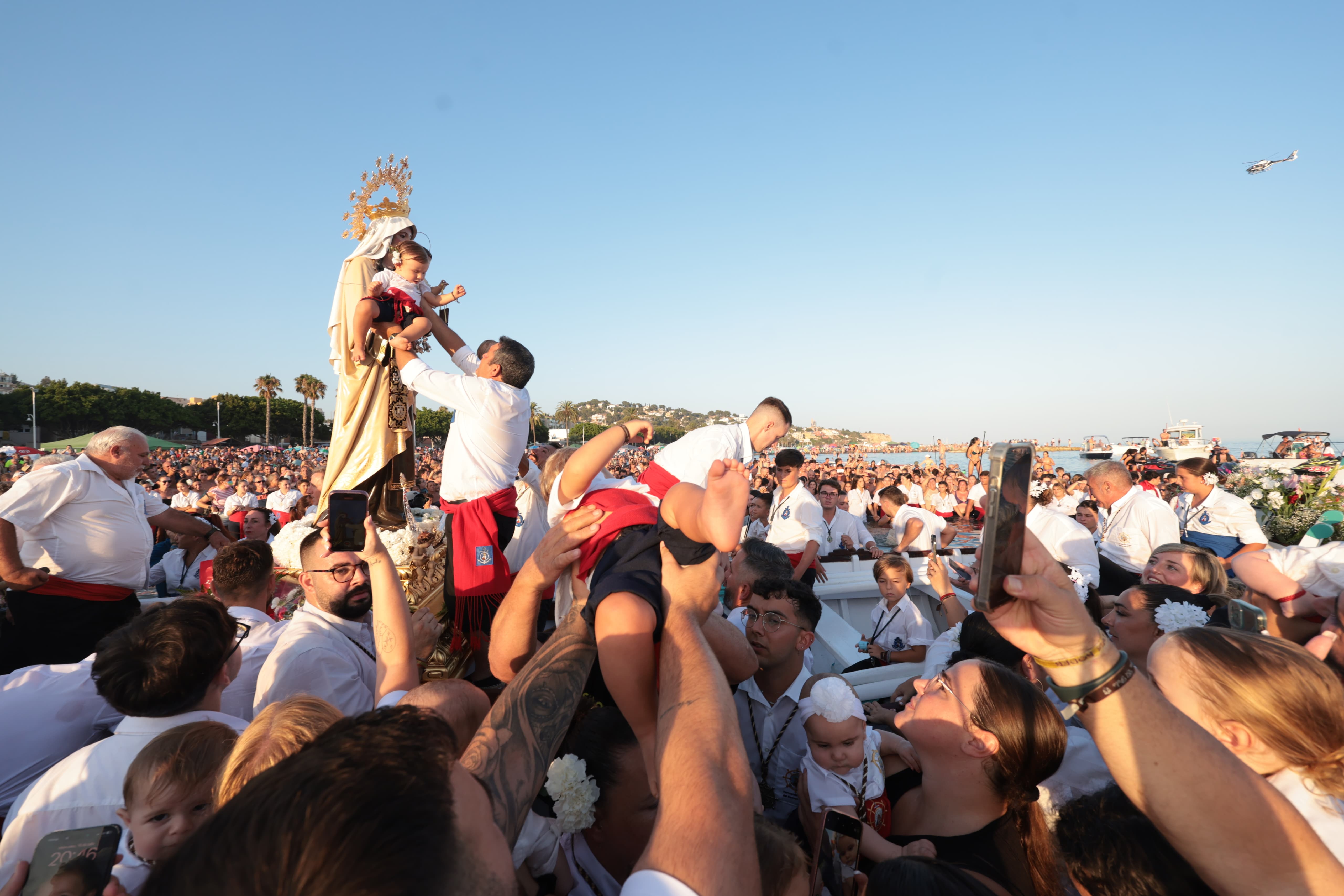 Procesión de la Virgen del Carmen en El Palo
