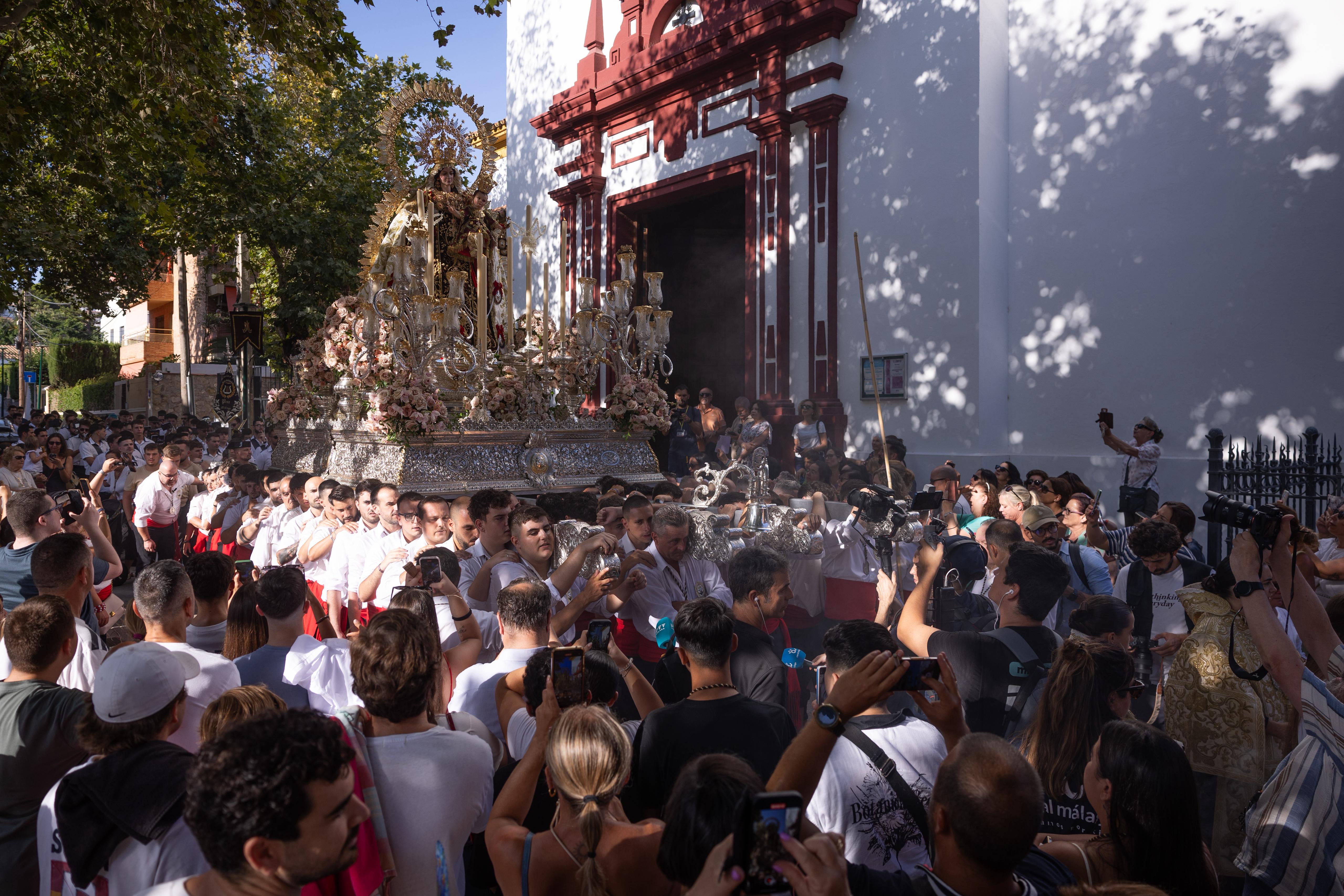 Procesión de la Virgen del Carmen en Pedregalejo.