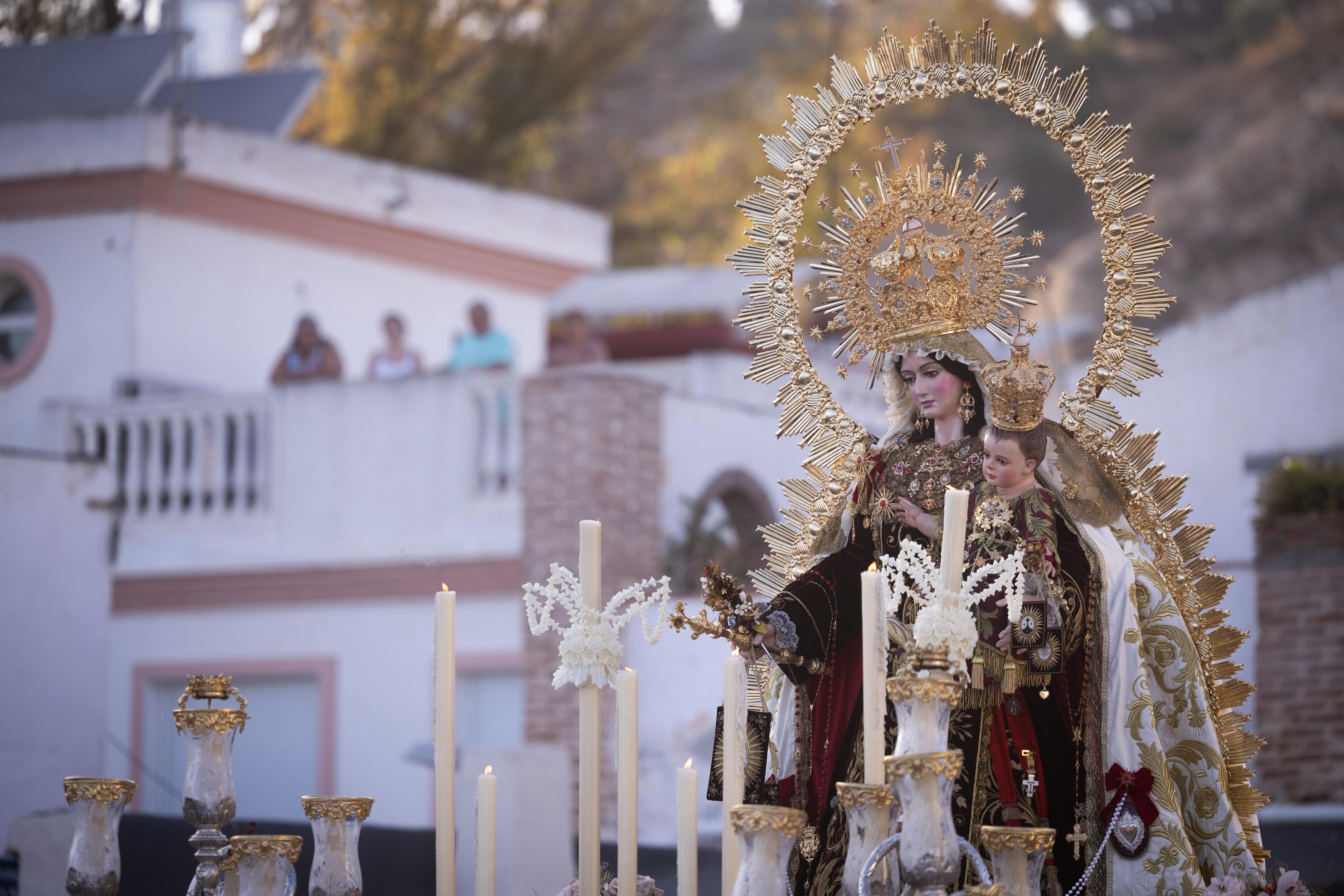 Procesión de la Virgen del Carmen en Pedregalejo.