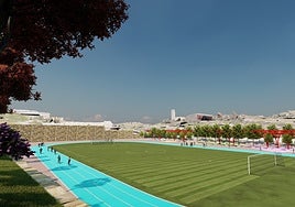 Virtual image of the velodrome project provided by Estepona town hall.