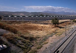 Facilities in Bobadilla for the Antequera railway ring project, which have remained unused for a decade.