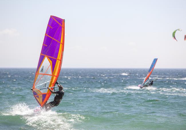Tarifa's unique wind conditions are perfect for windsurfing.